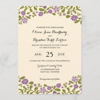 Invitación Flores silvestres | BODA