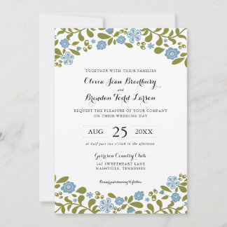 Invitación Flores silvestres | BODA