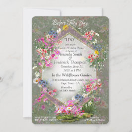 Invitación Flores silvestres Cosmos