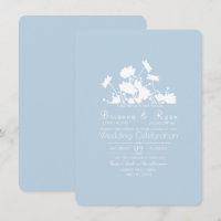 Flores silvestres Ink Cornflower Blue