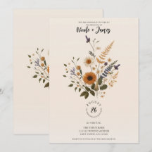 Flores Silvestres Ramo Floral Vintage Boda Bohemia