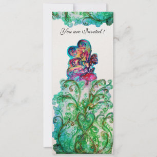 INVITACIÓN FLORES SIMILARES Y PEQUEÑOS FRONTERAS DE COLOR ALI