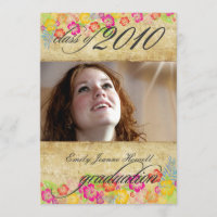 Flores tropicales antiguas Fiesta de graduación