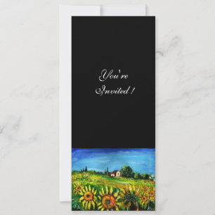 INVITACIÓN FLORES Y CAMPO EN LA TOSCANA,