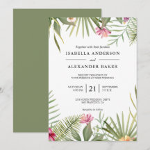 Flores Y Saltos Tropicales Boda