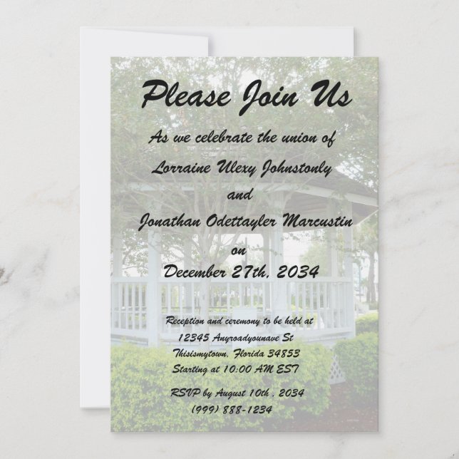 Invitación florida aguda (Anverso)