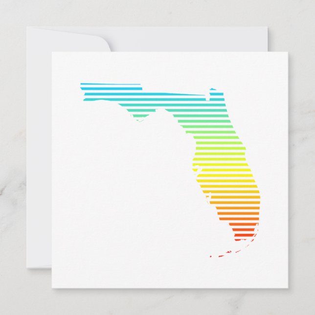 Invitación florida desvanecimiento de verano (Anverso)