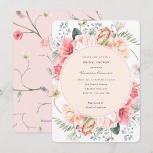 Invitación florida florida florida floral primavera bonito en