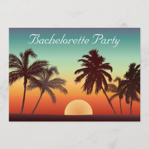 Invitación Florida Sunset