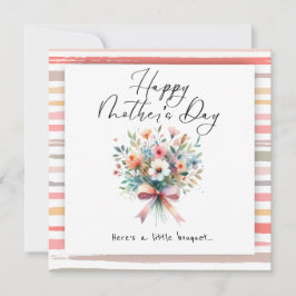 Invitación Flower bouquet Happy Mother’s Day