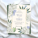 Invitación Flower elegant wedding<br><div class="desc">Flower elegant</div>