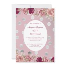 Flowers Red Pink White Roses Partido de Cumpleaños