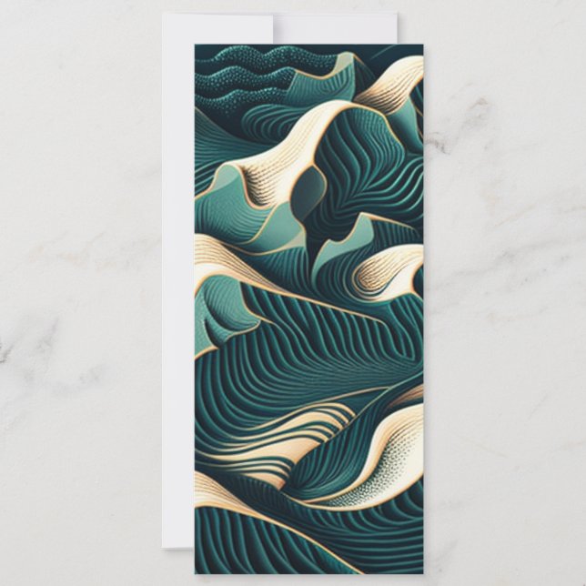 Invitación Flowing Harmony (Anverso)
