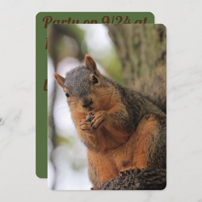 Invitación Fluffkin (Anverso / Reverso)