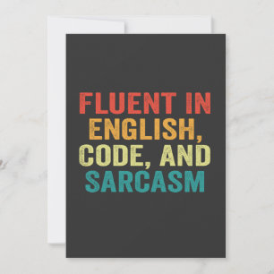 Invitación Fluidez en código inglés y codificación divertida 