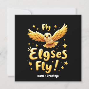 Invitación Fly Elgses Fly Inspirador Eagle Art
