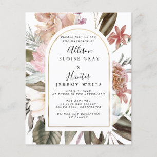 Invitación Flyer para Boda Económica