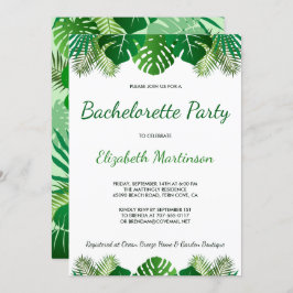 Invitación Foliage Bachelorette