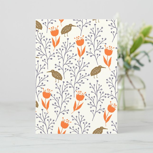 Invitación Foliage de aves (Subido por el creador)