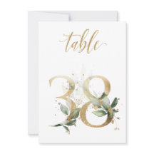 Foliage de color de agua verde y oro, número de ta