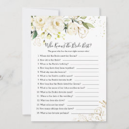 Invitación Foliage de la rosa blanca que conoce mejor a la no