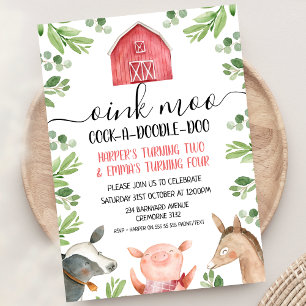 Invitación Foliage Foliage Birthday