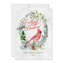 Foliage verde, Navidades cardinales de aves