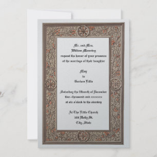 Invitación Foliage y bayas de la era victoriana por Anton Sed
