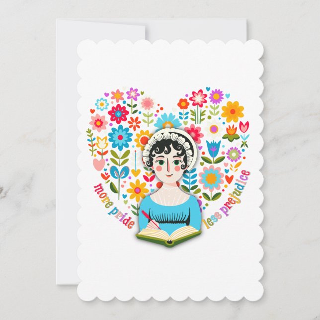 Invitación FOLK del orgullo de Jane Austen (2024) (Anverso)