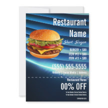Folleto Burger 5x7