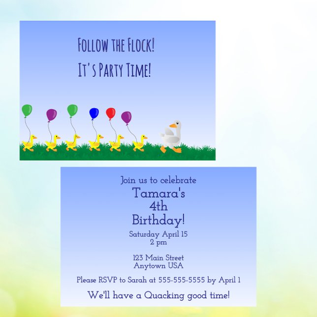 Invitación Follow the flock Invitation (Subido por el creador)