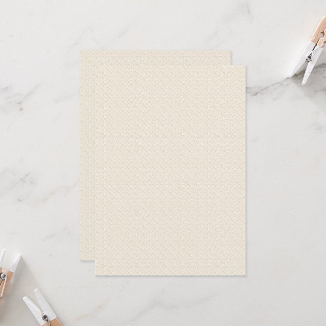 Invitación fondo blanco con un patrón de puntos pequeños (Anverso/Reverso In Situ)