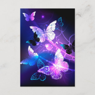 Invitación Fondo con mariposas nocturnas