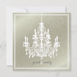 Invitación Fondo de candelabro de PixDezines + Damasco de Fid