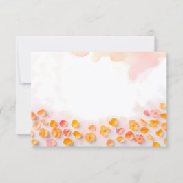 Invitación Fondo de Pétalos Dispersos