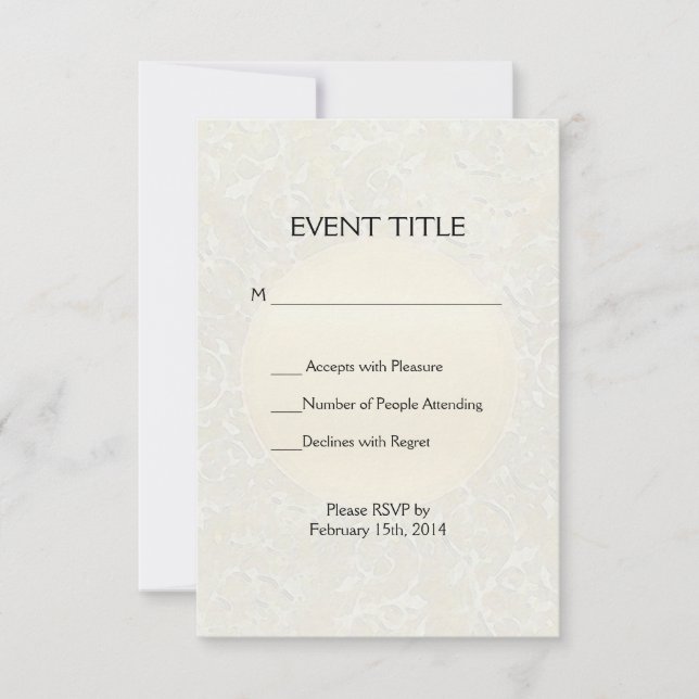 Invitación Fondo del Sol Dorado (Anverso)