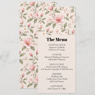 Invitación Fondo floral sin costuras de flor de cerezo rosa s