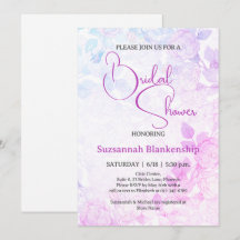 Fondo floral sutil pastel para ducha de novia