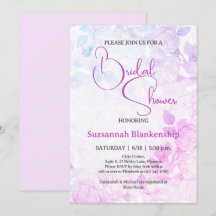 Fondo floral sutil pastel para ducha de novia