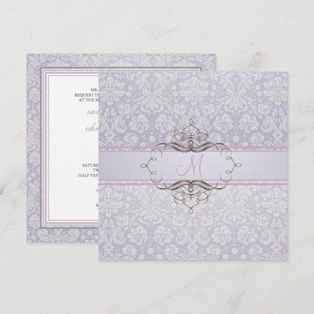Invitación Fondo PixDezines desiree damasco/DIY (Anverso / Reverso)