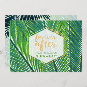 Invitación Fondo PixDezines Hawaiian Palm Fronds/DIY