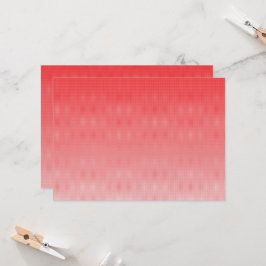 Invitación fondo rojo y blanco con cuadrados pequeños