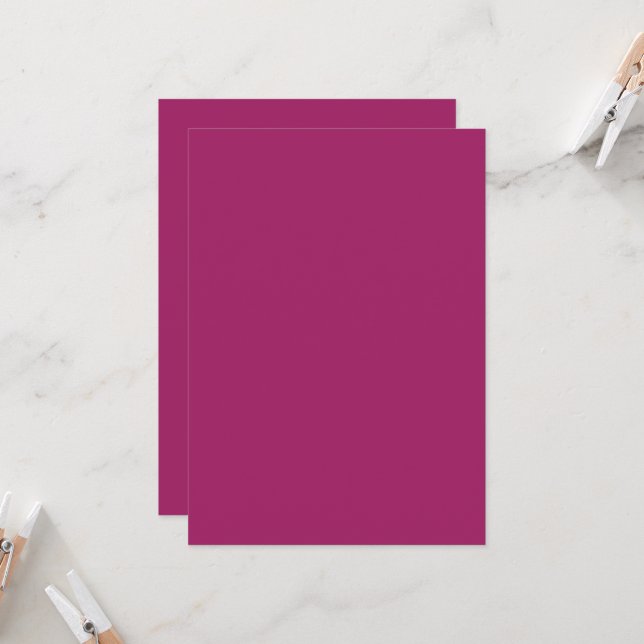 Invitación fondo rosa con borde blanco (Anverso/Reverso In Situ)