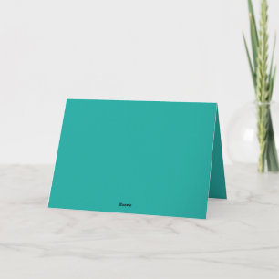 Invitación Fondo Verde azulado plano - Textura de regreso a l