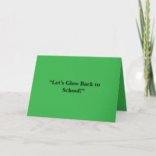 Invitación Fondo verde neón plano - Textura escolar