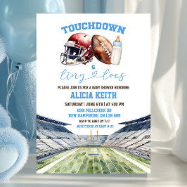 Invitación Football Theme Boy Baby Shower