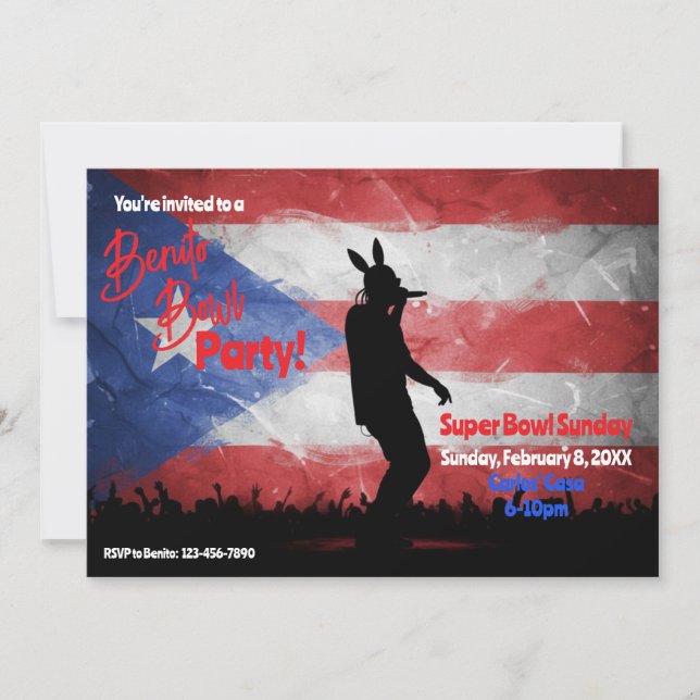 Invitación Football Watch Party Invitation (Anverso)