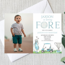 Fore Blue Golf Picture 4ª fiesta de cumpleaños