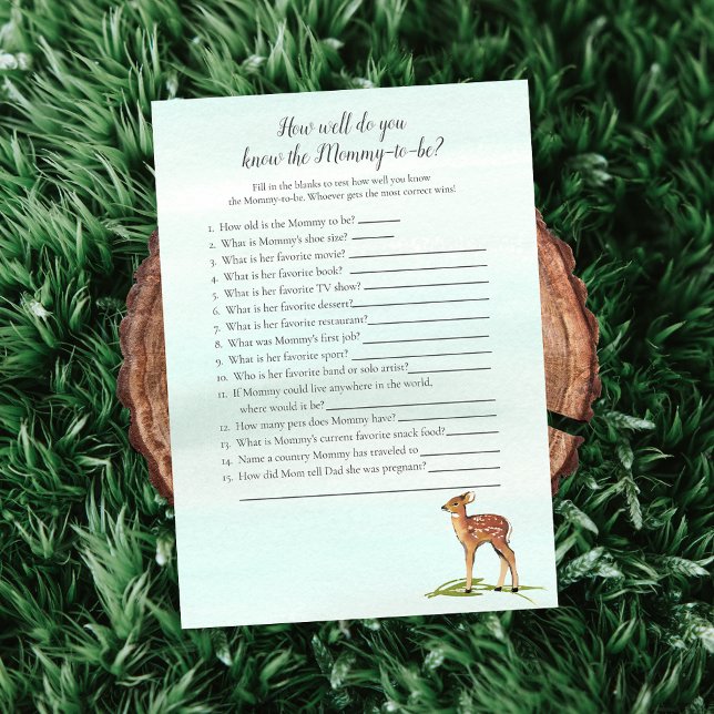 Invitación Forest Adventure que conoce el juego de mami Best  (Subido por el creador)