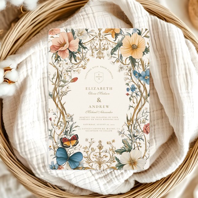 Invitación Forest Floral Fern Boda (Subido por el creador)